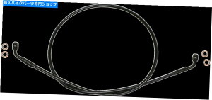 Hoses �}�O�i��XR�X�e�����X�ɒ[�ȉ����t�����g�h�b�g�u���[�L���C���L�b�gSBB0606-46 Magnum XR Stainless Extreme Response Front DOT Brake Line Kit SBB0606-46�y���s�A���i�z