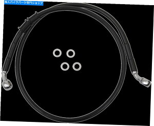 Hoses �h���b�O�X�y�V�����e�B1741-5361�g���X�e�����X�|�t�����g�u���[�L���C���L�b�g Drag Specialties 1741-5361 Extended Stainless Steel Front Brake Line Kit�y���s�A���i�z