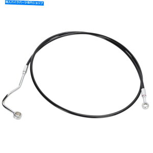 Hoses }OiXRAbp[u[LC-68 " - ubN/NtBbeBO| SBC1402-68 Magnum XR Upper Brake Line - 68" - Black/Chrome Fittings | SBC1402-68