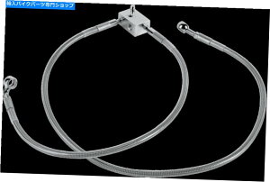 Hoses 1204-2744�g���X�e�����X�X�`�[�����A�u���[�L���C���L�b�g���h���b�O���܂� DRAG 1204-2744 Extended Stainless Steel Rear Brake Line Kit�y���s�A���i�z