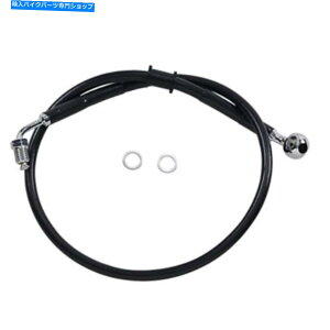 Hoses hbOXyVeB[Yu[LC-18-\tgAC-Black +4 "1741-5820 Drag Specialties Brake Line - 18- Softail - Black +4" 1741-5820
