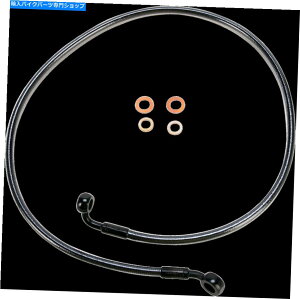 Hoses �}�O�i��E-Z�n�[���[�_�r�b�h�\��FL FX 46145SW�̃V���O���f�B�X�N�t�����g�u���[�L���C���𒲐����� Magnum E-Z Align Single Disc Front Brake Line for Harley-Davidson FL FX 46145SW�y���s�A���i�z