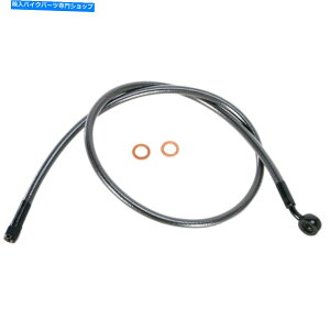 Hoses �}�O�i���u���b�N�p�[���t�����g�u���[�L���C��-ABS -36 | AS47936 Magnum Black Pearl Front Brake Line - ABS - 36 | AS47936�y���s�A���i�z