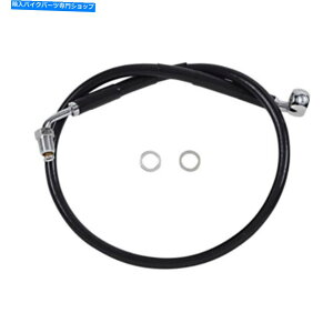 Hoses hbOXyVeB[Yu[LC-18-\tgAC-Black +2 "1741-5807 Drag Specialties Brake Line - 18- Softail - Black +2" 1741-5807