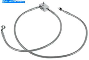 Hoses �h���b�O�X�y�V�����e�B�g�����A�u���[�L���C���L�b�g35 1/2�C���`�B�N���A��1204-2744 640221 Drag Specialties Extended Rear Brake Line Kit 35 1/2in. Clear #1204-2744 640221�y���s�A���i�z