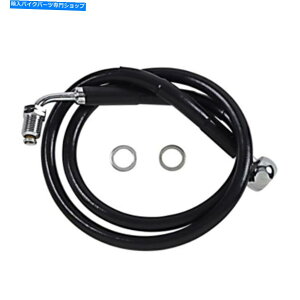 Hoses hbOXyVYu[LC-18-\tgAC-Black +6 "1741-5809 Drag Specialties Brake Line - 18- Softail - Black +6" 1741-5809