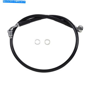Hoses hbOXyVeB[Yu[LC-18-\tgAC-Black +4 "1741-5808 Drag Specialties Brake Line - 18- Softail - Black +4" 1741-5808