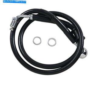 Hoses hbOXyVeB[Yu[LC-18-\tgAC-Black +6 "1741-5821 Drag Specialties Brake Line - 18- Softail - Black +6" 1741-5821