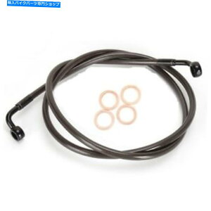 Hoses LA`bp[Y~bhiCgґgu[LCLA-8310B16M LA Choppers Midnight Braided Brake Lines LA-8310B16M