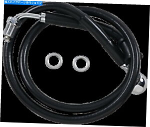 Hoses �h���b�O�X�y�V�����e�B�g���X�e�����X�|�t�����g�u���[�L���C���L�b�g1741-5821 Drag Specialties Extended Stainless Steel Front Brake Line Kit 1741-5821�y���s�A���i�z