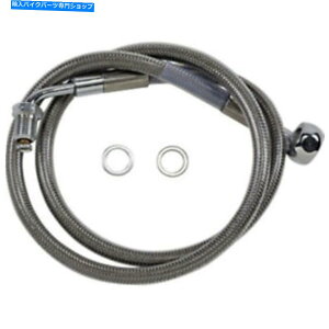 Hoses =+ 8 29 1/2gXeX㕔u[LCn[[\tgAu +8 29 1/2 Extended Length Stainless Upper Brake Line Harley Softail 18+ FXBR ABS