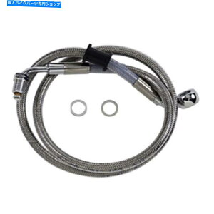 Hoses hbOXyVeB[Yu[LC-18-\tgAC - XeX|+8 "1741-5816 Drag Specialties Brake Line - 18- Softail - Stainless Steel +8" 1741-5816