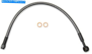 Hoses 18-21n[[\tgAC114 FLHCSu[LCtgubNp[180 10 mm 26 " 18-21 for Harley Softail 114 FLHCS Brake Line Front Black Pearl 180 10 mm 26"