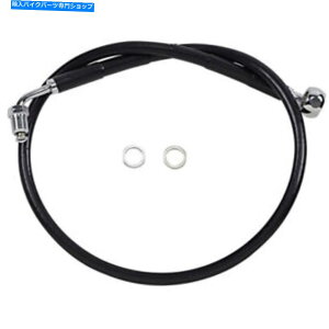 Hoses hbOXyVeB[Yu[LC-18-\tgAC-Black +4 "| 618601-4BLK Drag Specialties Brake Line - 18- Softail - Black +4" | 618601-4BLK