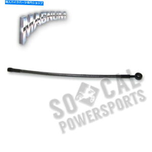 Hoses }OiubNp[fUCi[V[YABStgAbp[u[LC-7/16C`A35DEGB Magnum Black Pearl Designer Series ABS Front Upper Brake Line-7/16in.,35deg.