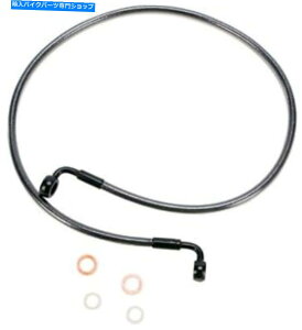 Hoses }OiubNp[e-ztgu[LC46 "n[[frbh\_Ci/\tgC Magnum Black Pearl E-Z Align Front Brake Line 46" Harley Davidson Dyna/Softail