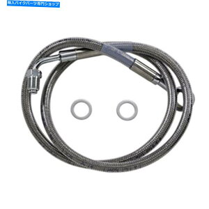 Hoses hbOXyVeB[Yu[LC-18-\tgAC - XeX|+10 "1741-5829 Drag Specialties Brake Line - 18- Softail - Stainless Steel +10" 1741-5829