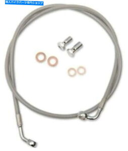 Hoses LA�`���b�p�[�Y�X�e�����X�X�`�[���u���[�L���C���L�b�gLA-8310B19 1741-4259 LA Choppers Stainless Steel Brake Line Kit LA-8310B19 1741-4259�y���s�A���i�z