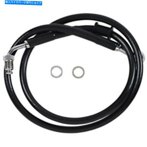 Hoses +10 "36 3/4"g̍rj[㕔u[LCn[[\tgAu +10" 36 3/4" Extended Length Black Vinyl Upper Brake Line Harley Softail 18+ ABS