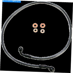 Hoses }OiE-Zn[[_rbh\FL FX 46145SW̃VOfBXNtgu[LC𒲐 Magnum E-Z Align Single Disc Front Brake Line for Harley-Davidson FL FX 46145SW