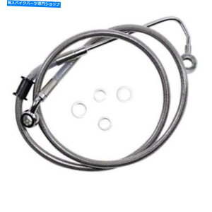 Hoses hbOXyVYu[LC-15-17\tgAC - XeX|+10 "1741-5769 Drag Specialties Brake Line - 15-17 Softail - Stainless Steel +10" 1741-5769
