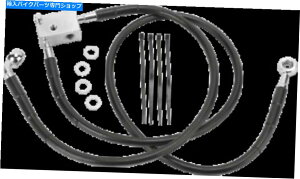 Hoses �h���b�O�X�y�V�����e�B�g���X�e�����X�X�`�[�����A�u���[�L���C���L�b�g1741-2951 Drag Specialties Extended Stainless Steel Rear Brake Line Kit 1741-2951�y���s�A���i�z
