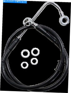 Hoses u[LC-FLSTN '15 -'17 -BlackHarley -Davidson41800300Ɏđ܂ Brake Line - FLSTN '15-'17 - Black Replaces Harley-Davidson # 41800300
