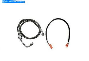 Hoses VcCɂn[[frbh\p̃XeXX`[Au[Lz[X45-1/4 Stainless Steel Rear Brake Hose 45-1/4 for Harley Davidson by V-Twin