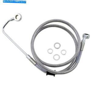 Hoses +10 40 3/4 "gґgXeXAbp[u[LCn[[\tgAu15-17 +10 40 3/4" Extended Braided Stainless Upper Brake Line Harley Softail 15-17 ABS