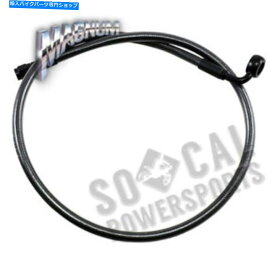 Hoses マグナムブラックパールデザイナーシリーズABSフロントアッパーブレーキライン-12mm。 90deg。 Magnum Black Pearl Designer Series ABS Front Upper Brake Line-12mm. 90deg.【並行輸入品】