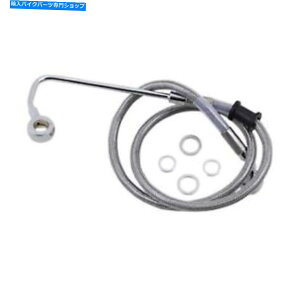 Hoses hbOXyVYu[LC-15-17\tgAC - XeX|1741-5776 Drag Specialties Brake Line - 15-17 Softail - Stainless Steel 1741-5776