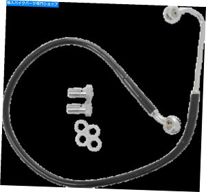 Hoses �h���b�O�X�y�V�����e�B�g�������R�[�e�B���O���ꂽ�ґgABS�u���[�L���C��1741-3774 Drag Specialties Extended Length Coated Braided ABS Brake Line 1741-3774