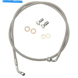 Hoses LA�`���b�p�[�Y-LA -8130B16-�X�e�����X�|�u���[�L���C���L�b�g�A15-17�C���`�B���̃n���K�[ LA Choppers - LA-8130B16 - Stainless Steel Brake Line Kit, 15-17in. Ape Hangers�y���s�A���i�z