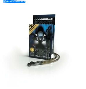Hoses �z���_ST1100 L-2�p�����[���b�p��ABS 90-02�̃��A�O�b�h���b�W�S�[���hSS�z�[�X REAR GOODRIDGE GOLD SS HOSE FOR HONDA ST1100 L-2 PAN EUROPEAN NON ABS 90-02�y���s�A���i�z