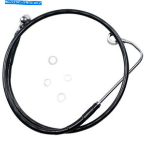 Hoses +10 36 3/8gubNrj[Abp[u[LCn[[\tgAu12-13 +10 36 3/8 Extended Length Black Vinyl Upper Brake Line Harley Softail 12-13 ABS