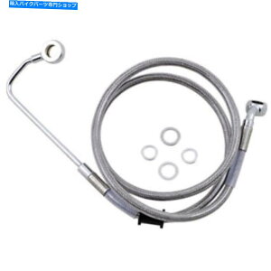 Hoses hbOXyVYu[LC-15-17\tgAC - XeX|+10 "| 618302-10 Drag Specialties Brake Line - 15-17 Softail - Stainless Steel +10" | 618302-10