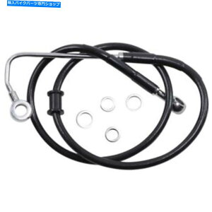 Hoses hbOXyVeB[YubNR[eBO35-3/4 "u[LCLbgn[[\tgACFLSTC 15-17 Drag Specialties Black Coated 35-3/4" Brake Line Kit Harley Softail FLSTC 15-17