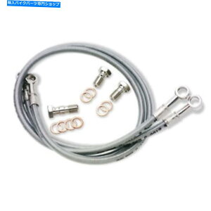 Hoses Honda 1982-1985 VF 750 s�iV45 Saber�jGalfer�X�e�����X�|�t�����g�u���[�L���C���L�b�g HONDA 1982-1985 VF 750 S (V45 SABRE) GALFER STAINLESS STEEL FRONT BRAKE LINE KIT�y���s�A���i�z