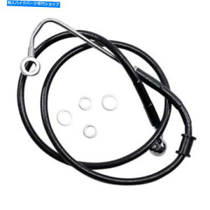 Hoses hbOXyVYu[LC-15-17\tgAC-Black +10 "1741-5775 Drag Specialties Brake Line - 15-17 Softail - Black +10" 1741-5775