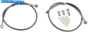 Hoses �K���t�@�[�u���[�L�X�`�[���ґg�t�����g�u���[�L���C��D385-2 17-8517 FK003D385-2 19-8346 Galfer Brakes Steel Braided Front Brake Line D385-2 17-8517 FK003D385-2 19-8346�y���s�A���i�z