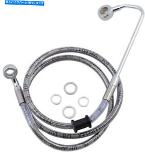 Hoses hbOXyVYu[LC -+8 " - XeX| -'15 -'17\tgCY618302-8 DRAG SPECIALTIES Brake Line - +8" - Stainless Steel - '15-'17 Softail 618302-8