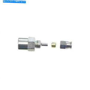 Hoses Xz[XGh10mm x 1.00mmu[Lz[XNɉ Female Hose End 10mm x 1.00mm Concave on to Brake Hose Chrome