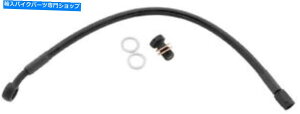 Hoses ObhbWG{j[2u[LCLbgAn[[tg+6C`BHD0127-1FPBK +6 Goodridge Ebony 2 Brake Line Kit, Harley Front +6 in. HD0127-1FPBK+6