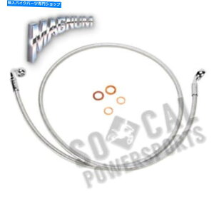 Hoses Magnum Sterling Chromite II E-ŹAVOfBXNtgu[LC-35DEG𒲐܂B Magnum Sterling Chromite II E-Z Align Single Disc Front Brake Line-35deg. Top