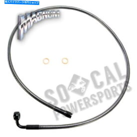 Hoses マグナムブラックパールデザイナーシリーズABSフロントアッパーブレーキライン-10mm。 90deg。 Magnum Black Pearl Designer Series ABS Front Upper Brake Line-10mm. 90deg.【並行輸入品】