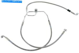 Hoses DSґgu[LCLbgAutg+6 "n[[FXDF_Cit@bg{u08-16 DS Braided Brake Line Kit Non-ABS Front +6" Harley FXDF Dyna Fat Bob 08-16