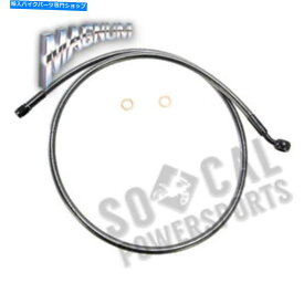 Hoses マグナムブラックパールデザイナーシリーズABSフロントアッパーブレーキライン-10mm。、35Deg。 Magnum Black Pearl Designer Series ABS Front Upper Brake Line-10mm.,35deg.【並行輸入品】