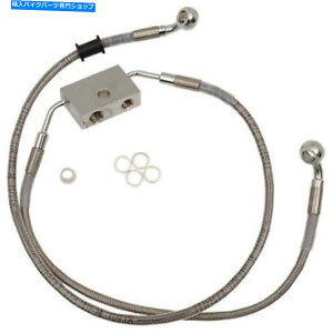 Hoses g̃XeX|tgu[LC+2n[[14-20 XLS883 XLN Extended Length Stainless Steel Front Brake Line +2 harley 14-20 XL Iron 883 XLN