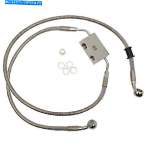 Hoses g̃XeX|tgu[LC+2n[[14-19X|[cX^[883 Extended Length Stainless Steel Front Brake Line +2 Harley 14-19 sportster 883