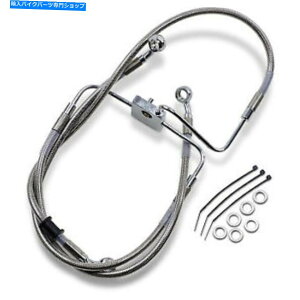 Hoses +4gXeX|tgu[LC2014-2015n[[XL883R +4 Extended Length Stainless Steel Front Brake Line 2014 - 2015 Harley XL883R